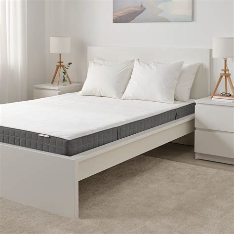 Ikea morgedal mattress - Payments as low as $142/mo for 6 months† Details. A medium-firm 10¼ in high mattress with pocket springs and natural materials Even distribution of body weight by comfort zones, softer support around hips and shoulders – and natural latex to add comfort. Article Number 104.939.35. Product details. Measurements.